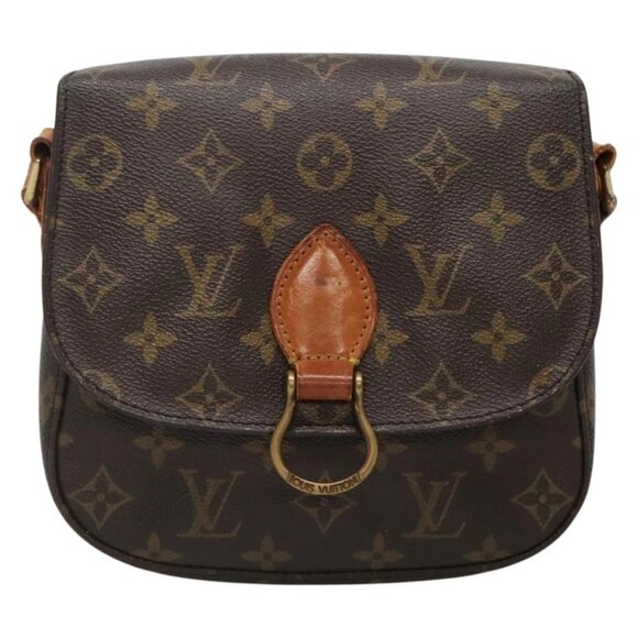 LOUIS VUITTON Monogram Saint Cloud MM Shoulder Bag M51243 LV Auth BA5062 - Picture 10 of 16